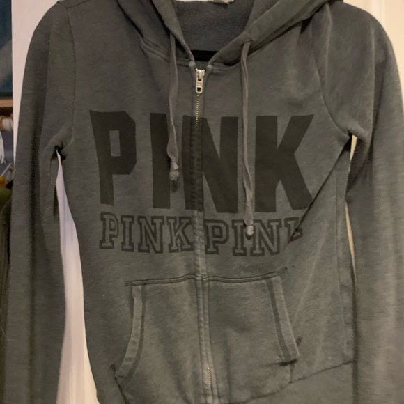 Pink Victoria’s Secret Zip Up - Picture 1 of 2